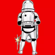 Imperial Stormtrooper Women T-shirt – Star Wars parody