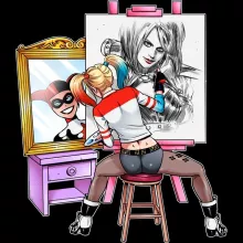 Harley Quinn Kinder Kapuzenpullover – Parodie auf Batman