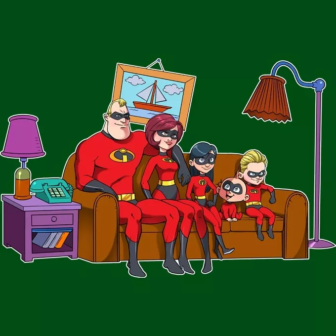 Berretto Paoridia Gli Incredibili Quando l'incredibile incontra il quotidiano! - Bob Parr aka Mr Incredible, Elastigirl, Violetta, Flash Parr, Jack Jack