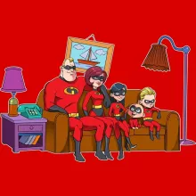 T-Shirt “When the incredible meets the everyday!” – The Incredibles parody