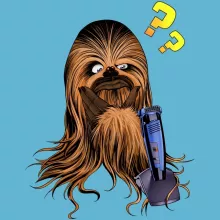 Chewbacca Baby Strampler – Parodie auf Star Wars