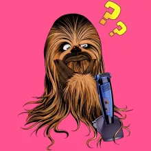 Chewbacca Mädchen Kinder Tank top – Parodie auf Star Wars