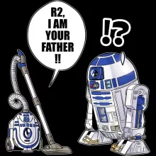 Camiseta Niño de manga corta R2-D2 – Parodia de Star Wars