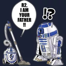 R2-D2 Kapshirt – Star Wars parodie