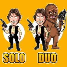 Cappello Bambino e Bambina Han Solo “Han Solo e Chewbacca” – Parodia dei Star Wars