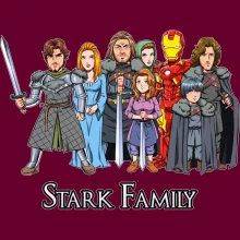 Casquette Eddard « Stark Family » – Parodie Game of Thrones