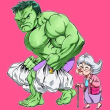 Der unglaubliche Hulk Mädchen Kinder Tank top – Parodie auf MCU