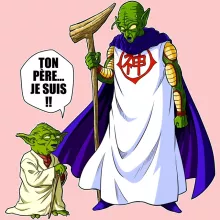 Body bébé (Filles) Yoda « Ton père... Je suis !! » – Parodie Star Wars