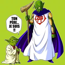 T-shirt Yoda « Ton père... Je suis !! » – Parodie Star Wars
