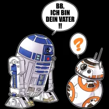 R2-D2 Handyhülle “R2-D2 und BB-8” – Parodie auf Star Wars