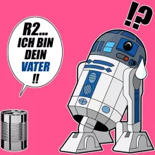 R2-D2 Mädchen Kinder Tank top – Parodie auf Star Wars
