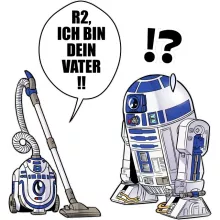 R2-D2 Baby Strampler “Ich Bin Dein Vater” – Parodie auf Star Wars