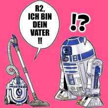 R2-D2 Mädchen Kinder Tank top “Ich Bin Dein Vater” – Parodie auf Star Wars