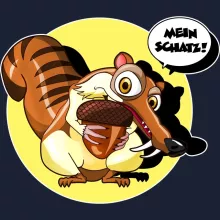 Scrat Kapuzenpullover – Parodie auf Ice Age