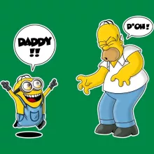 Homer Simpson Kid Cap “Homer Simpson and the Minions” – Minions parody