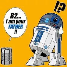 Cappello R2-D2 “I am your father” – Parodia dei Star Wars