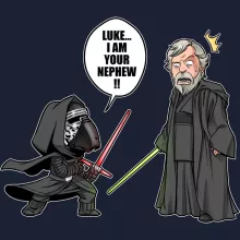 Kylo Ren Hoodie “Kylo Ren And Luke Skywalker” – Star Wars parody