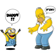 Homer Simpson Mug “Homer Simpson and the Minions” – Minions parody