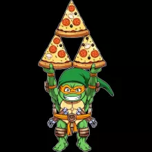 Michelangelo Phone Case “Michelangelo aka Link” – Zelda parody