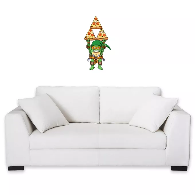 Vägg klistermärken Parodi Zelda Michelangelo aka Link