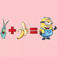 Body bébé (Filles) Plankton « Une addition trop mignonne » – Parodie Les Minions