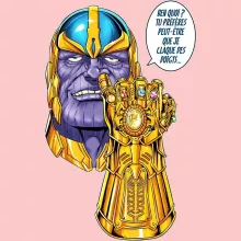 Body bébé (Filles) « Une menace (pas) très sérieuse... » – Parodie Thanos