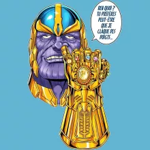 Body bébé « Une menace (pas) très sérieuse... » – Parodie Thanos