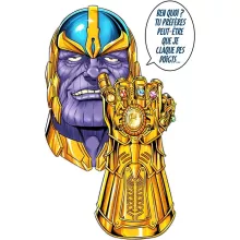 Body bébé « Une menace (pas) très sérieuse... » – Parodie Thanos