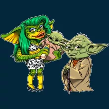 Yoda Petten “Yoda, baby Yoda en Greta Gremlin” – Star Wars parodie