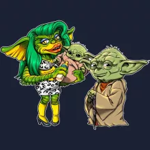 Sweat-Shirt à capuche Yoda « Une photo de famille venue d'une autre galaxie ! » – Parodie Star Wars