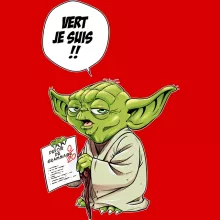 Casquette Yoda « Vert, je suis !! » – Parodie Star Wars