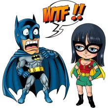 totebag Batman “Batman y Robin” – Parodia de One Piece