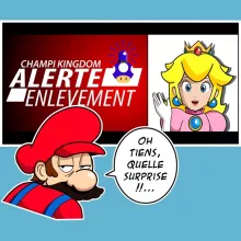 Body bébé Mario « Alerte enlèvement... » – Parodie Super Mario