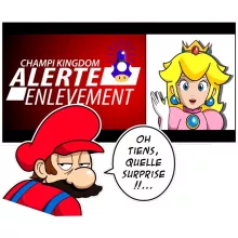 Body bébé Mario « Alerte enlèvement... » – Parodie Super Mario