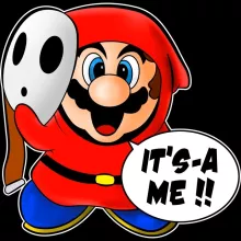 Mario Smartphone hoesje “Mario en Shy Guy” – Super Mario parodie