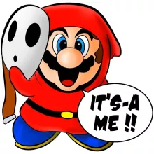 Mario Kinderjongen T-shirt “Mario en Shy Guy” – Super Mario parodie