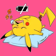 Camisola de alças crianças raparigas Pikachu – Pokémon de parodia