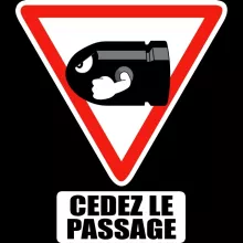 Pull Bill Ball « Cédez le passage ! » – Parodie Mario Kart