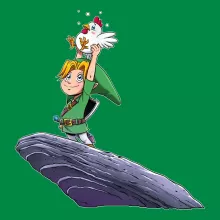 Link Kinderen Zomerpetten “Link en Cucco” – Zelda parodie