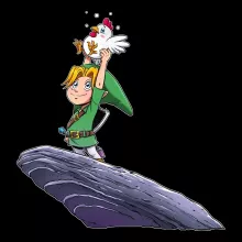 Link Kids Sweater “Link and Cucco” – Zelda parody