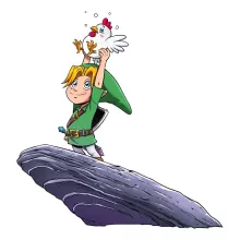 Link totebag “Link och Cucco” – Parodi Zelda
