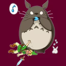 Cappello Totoro “Totoro e Link” – Parodia dei Zelda