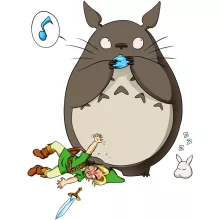 Gorra Niño e Niña Totoro “Totoro y Link” – Parodia de Zelda