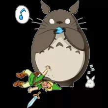T-shirt Link « C'est MON ocarina ! » – Parodie Zelda