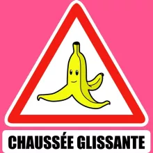 Débardeur Enfant Fille La banane « Chaussée glissante ! » – Parodie Mario Kart