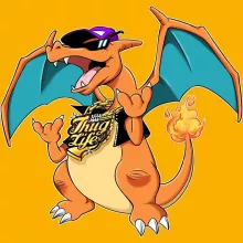 Cappello Giallo dorato parodia Pokémon - CHARITHUG...! (Cappello di qualità premium - Stampata in Francia - Rif : 1029)