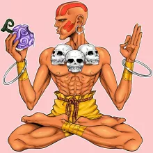 Body bébé (Filles) Dhalsim « Elastic Fighter ! » – Parodie One Piece