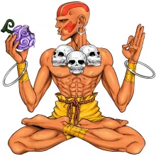 Body bébé Dhalsim « Elastic Fighter ! » – Parodie One Piece