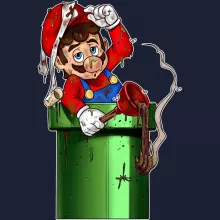 Felpa con cappuccio Mario – Parodia dei Super Mario