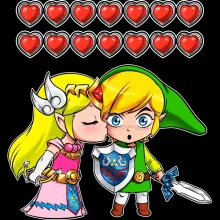 Camisetas de tirantes Niños “Eternal Love” – Parodia de Zelda